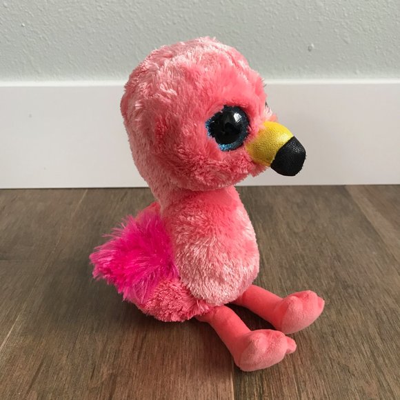 NWT Ty Beanie Boo's Collection "Gilda" Pink Flamingo - 6-1/2" H - NEW with Tags! - Picture 4 of 10